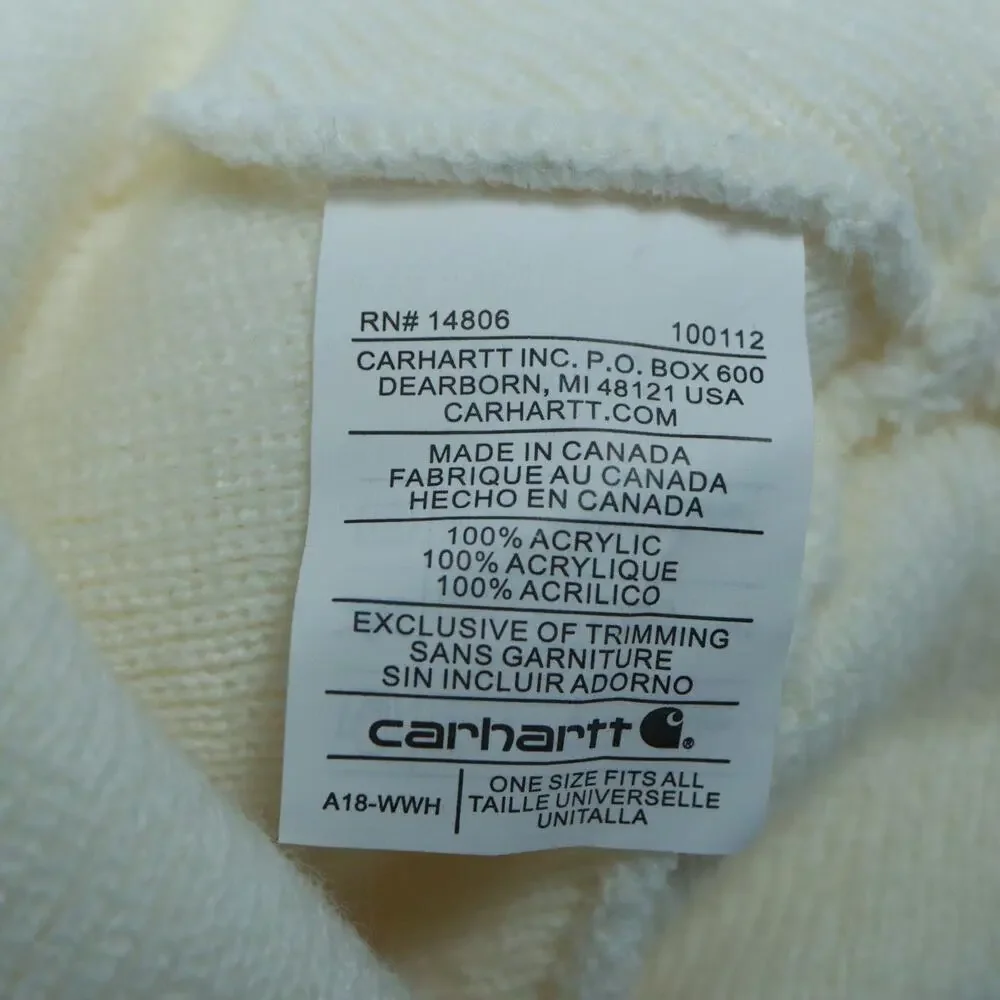 Carhartt Women’s Acrylic Watch Hat Winter White One Size Beanie
